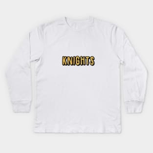 UCF Knights Glitter Kids Long Sleeve T-Shirt